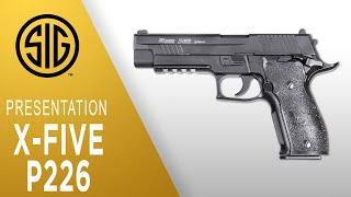 Présentation X FIVE P226 SIG SAUER CO2 AIRSOFT [upl. by Nnaesor]