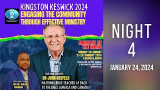 Kingston Keswick 2024 Night 4  Dr John Neufeld  January 24 2024 [upl. by Ahsercul]