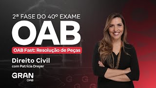 2ª fase do 40º Exame OAB  OAB Fast Resolução de Peças de Direito Civil [upl. by Leinod571]