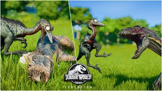 TROODON  POISONING and HUNTING Animations vs All Dinosaurs  Jurassic World Evolution [upl. by Norven]