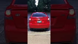 Pontiac G8 GXP Cold Start Solo Racing Exhaust pontiac pontiacg8 gxp holdencommodore coldstart [upl. by Odeen713]