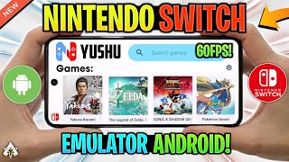 🔥 NYUSHU EMULATOR ANDROID V10  SETUPSETTINGSGAMEPLAY  BEST NINTENDO SWITCH EMULATOR [upl. by Anilecram]