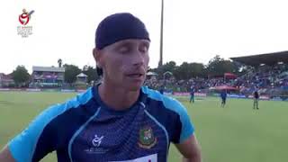 PostWorld Cup Interview with ecstatic Bangladesh under 19 Fitness Coach Richard Stonier [upl. by Johnath]