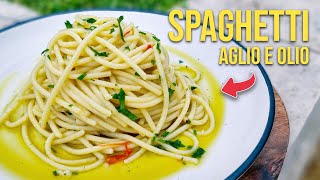 How to Make the Most Tasty SPAGHETTI AGLIO e OLIO Ever [upl. by Lainad]