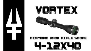 VORTEX DIAMONDBACK 412x40 rifle scope [upl. by Eilliw320]