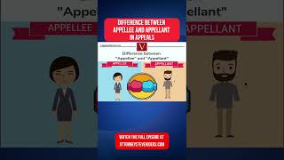 Difference between Appellee and Appellant by Attorney Steve® [upl. by Kassandra]