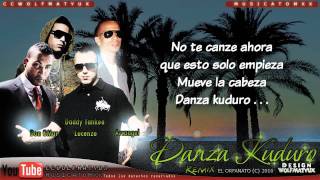 Danza kuduro Remix  Con letra [upl. by Ellehcil]