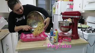 Como hacer Arroz Krispie trataPostres para PartysPatyCakes [upl. by Ermanno961]