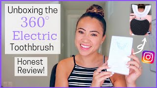 Unboxing the 360 Electric Toothbrush Honest Review  Does It Work  Emilyy Elizabeth Davio [upl. by Stier310]