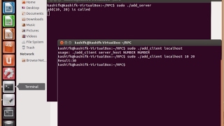 RPC programming in C using RPCGEN on Ubuntu OS [upl. by Kcirtapnhoj]