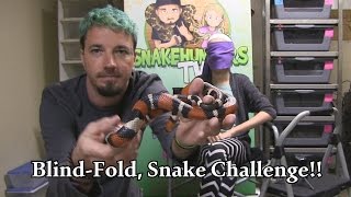 BLINDFOLD SNAKE CHALLENGE [upl. by Averell]