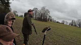 End of year shooting with Pheasants Pigeons and Woodcocks in Essex Shotkam shooting uk [upl. by Enniroc]