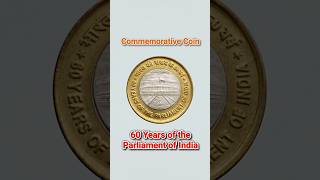 Rare Valuable Coin 60 Years of Indian Parliament shorts [upl. by Ahsirt]