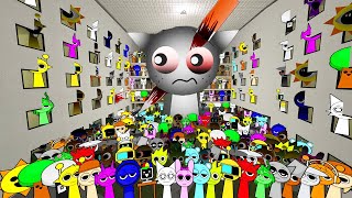 BIG INCREDIBOX SPRUNKI FAMILY FROM FULL HOTEL OF ANGRY MUNCI AND MORE NEXTBOTS OBUNGA in Gmod Pr2 [upl. by Warrenne]