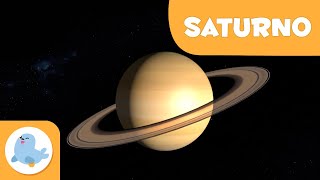 Saturno il pianeta degli anelli  Il Sistema Solare in 3D per bambini [upl. by Rubbico]