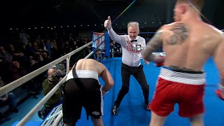 Andreas Lynggaard vs Sandro Tvauri Full Fight  Danish Fight Night [upl. by Sral]