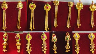 2to3grams gold earrings designs  daily wear jhumka designs [upl. by Pamela]