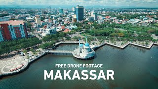 Free Copyright Drone Footage Makassar ft DJI FPV  Personal amp Commercial Use Log Profile [upl. by Bethanne]