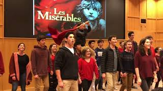 Les Mis Flash Mob Surprises MHS Faculty [upl. by Nauqed368]