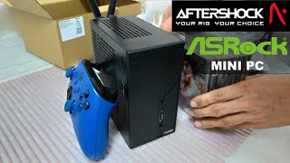 ASROCK DESKMINI X300 AFTERSHOCK VISION MINI AMD R5 4650G  UNBOXING [upl. by Lesiram101]