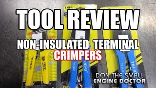 TOOL REVIEW  NonInsulated Terminal Crimpers [upl. by Blackman]