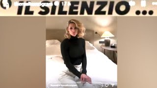 MICHELLE HUNZIKER NEL SILENZIO PRIMA DI DORMIRE RIFLESSIONE [upl. by Patton]