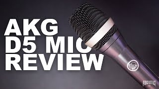 AKG D5 Vocal Dynamic Mic Review  Test [upl. by Alimat]