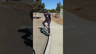 Day 38 Ollie down a curb [upl. by Meekah809]