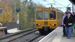 Tyne and Wear Metro  Metrocars 4071 and 4051 at Wallsend [upl. by Adihaj]