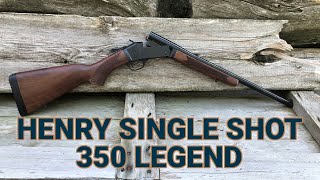 Henry Brings 350 Legend to the Single Shot Market [upl. by Uv]