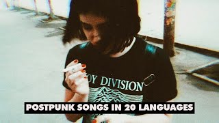 POST PUNK MUSIC IN 20 DIFFERENT LANGUAGES REUPLOAD [upl. by Aihsekal]