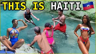 They Have HIDDEN This side of HAITI from you 🇭🇹  Bassin Bleu Jacmel is a World Wonder [upl. by Ermey839]