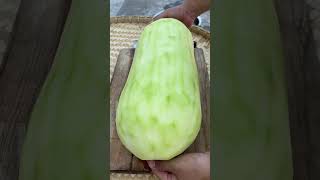 Pick winter melon and dry it in the sun shorts harvesting harvest growfood asmr countrylife [upl. by Corrianne]