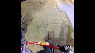 Indoor BMX Track Sviland Norway 2014 [upl. by Albertina]