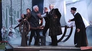 Act 1 Scene 1  The Tempest  William Shakespeare  Brownsea Open Air Theatre 2015  Storm [upl. by Hercule]