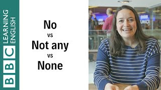 No vs Not any vs None  English In A Minute [upl. by Yedarb592]