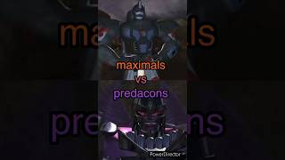 maximals vs predacons around 1 ￼transformersbw vs edit [upl. by Danyette17]