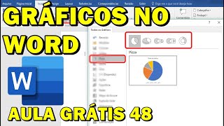 Como Criar Gráficos no Word AulaGratuita48 [upl. by Masao]