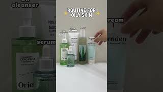 Routine for oily skin kbeauty koreanskincares [upl. by Ayra470]