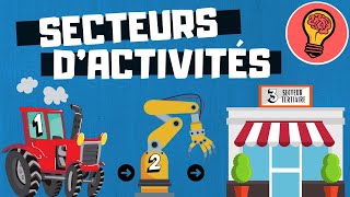 LES SECTEURS DACTIVITES  DE PRODUCTION [upl. by Calla]