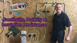 2 Way Switching of 2 Lights Tested for Continuity of CPC Polarity amp Insulation Resistance [upl. by Airekahs]