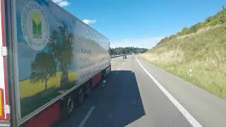 Mercedes Actros 1851 POV Dogern nach Pforzheim 9Teil  Leonberg bis AS PforzheimSüd A8 [upl. by Hill758]