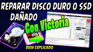 Como REPARAR Disco Duro dañado✅ Externo o Interno  Con Victoria HDD SSD  ACTUALIZADO 2022 [upl. by Arikat]