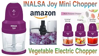 INALSA 4 in 1 Joy Mini Chopper 250W  Inalsa Electric chopper  How to use Vegetable Chopper 2024 [upl. by Ayenat396]