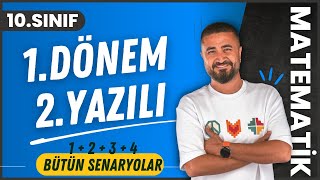 10Sınıf 1Dönem 2Yazılı Soruları  1Senaryo 2Senaryo3Senaryo  4Senaryo  10Sınıf Matematik [upl. by Floridia55]