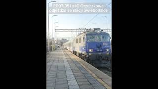 pkp ep07 lk274 pkpic intercity kolej świebodzice orzeszkowa [upl. by Eilyac]