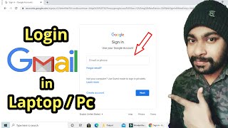 Laptop me Gmail account kaise open kare  How To Login Gmail In Laptop  How To Open Gmail In Laptop [upl. by Emya]