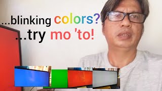 flat tv blinking colors resetting ledtv erictronicsph2198 [upl. by Ahsinav]