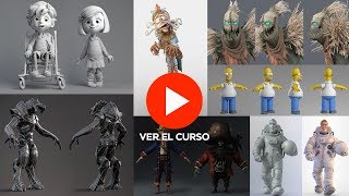 Curso online Modelado profesional de personajes cartoon 3D [upl. by Travers]