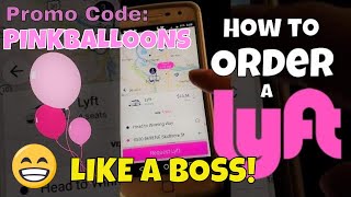 How to Order a Lyft  Great Instructions for 1sttime Lyft Users [upl. by Azer947]